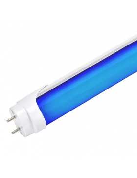 Tubo de LEDs 1200mm 18W 30.000H Difusor Opal Color Azul