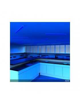 Tubo de LEDs 1200mm 18W 30.000H Difusor Opal Color Azul