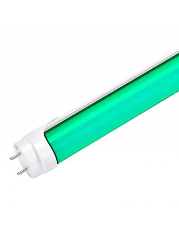 Tubo de LEDs 1200mm 18W 30.000H Difusor Opal Color Verde