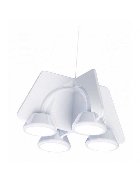 Lámpara Colgante \"TWIN\" Blanco LED 36W 2250Lm 3000K Regulable  [MIM-TWIN]