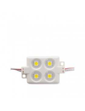 Módulo 4 LEDs ABS Inyectado SMD5050 1,44W Blanco