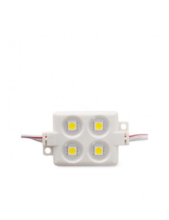 Módulo 4 LEDs ABS Inyectado SMD5050 1,44W Blanco