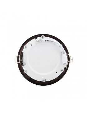 Placa de LEDs Circular Ø120mm 6W 480Lm 50.000H Bronce