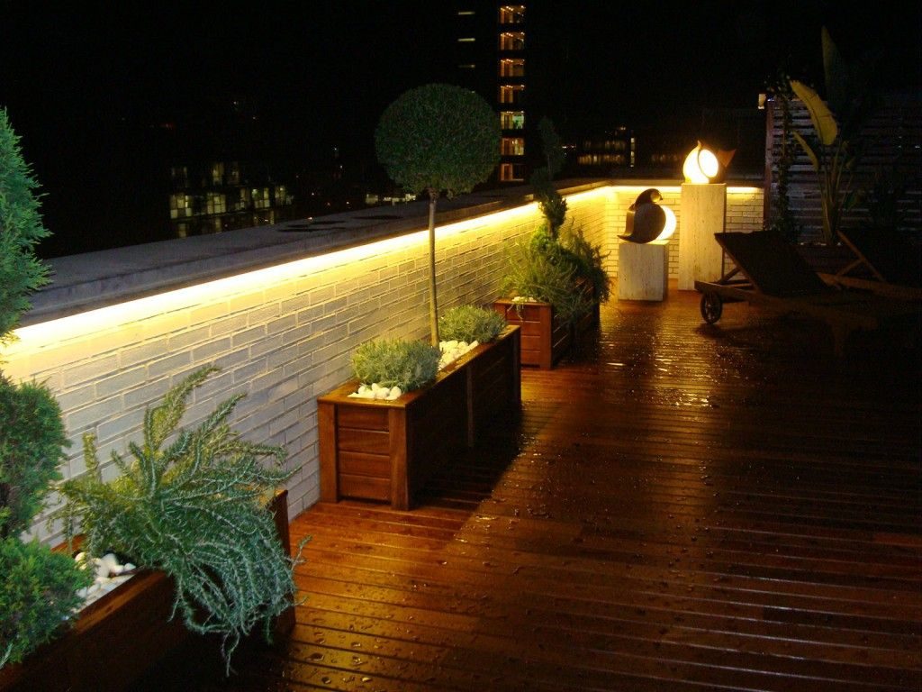 imagen iluminación led para tu hogar - terrazas