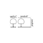 NIKO BASE SOBREMESA DERECHA LED 7W 3000K INDUCCION