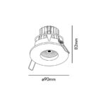 18660 NUSA BLANCO LED 7W 2700K 38°