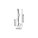 21352 FLASH COLGANTE BLANCO 1 LUZ LED 10W