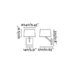 21510 HANDY APLIQUE BLANCO 1XE27 20W