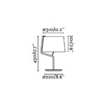 21611 BERNI SOBREMESA NEGRO E27 20W