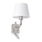 21618 ESSENTIAL APLIQUE CON LECTOR LED NIQUEL MATE E27 scaled
