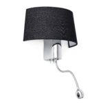 21776 HOTEL APLIQUE NEGRO 1E27 CON LECTOR LED scaled