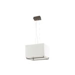 VESPER COLGANTE MARRON 40 CM 3XE27 20W