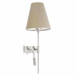 21856 SABANA APLIQUE DERECHA NIQUEL MATE E27 LECTOR LED scaled
