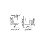 21863 LUPE APLIQUE CROMO 1XE27 20W LECTOR LED