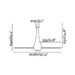 21933 ETERFAN O1280 CMS BLANCO MATE PALAS TRANSPARENTES