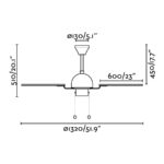 22061 CUBA O132 CM MARRON 4 PALAS
