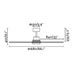 22143 LANTAU G O 168CMS NM LUZ 3 PALAS