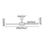 22205 CENTURY O1650 8 PALAS BLANCO LED 15W 3000K