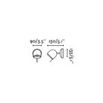 22558 STONE 1 APLIQUE ORIENTABLE 1 X GU10 LED 8W