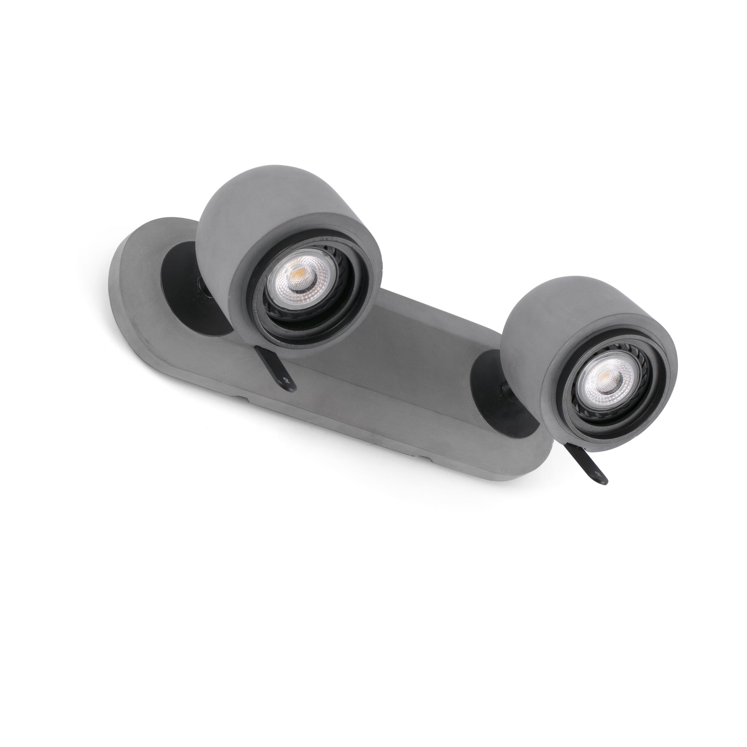 22559 STONE 2 APLIQUE ORIENTABLE 2 X GU10 LED 8W scaled