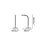 22606 SERP SOBREMESA NIQUEL MATE LED 4W 3000K