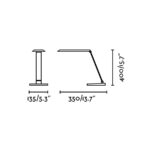 22696 ANOUK SOBREMESA NEGRO LED 8W 4000K