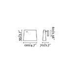 22804 AUREA APLIQUE BLANCO SMD LED 6W 2700K 230LM