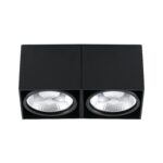 22940 TECTO PLAFON NEGRO 2xAR111 50W scaled