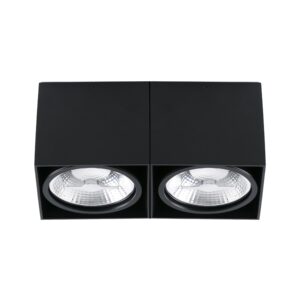 22940 TECTO PLAFON NEGRO 2xAR111 50W scaled