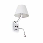 23126 MOMA 2 APLIQUE BLANCO E27 60W LECTOR LED scaled