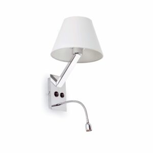 23126 MOMA 2 APLIQUE BLANCO E27 60W LECTOR LED scaled