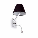 23127 MOMA 2 APLIQUE NEGRO E27 60W LECTOR LED scaled