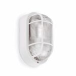 OVALO-B APLIQUE ESTANCO 18 BLANCO 1L E27 60W