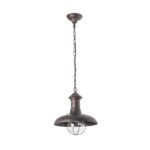 23356 ESTORIL G COLGANTE MARRON OXIDO 1xE27 60W scaled