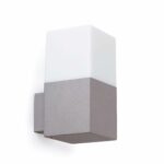 23470 TARRACO APLIQUE GRIS 1xE27 15W scaled