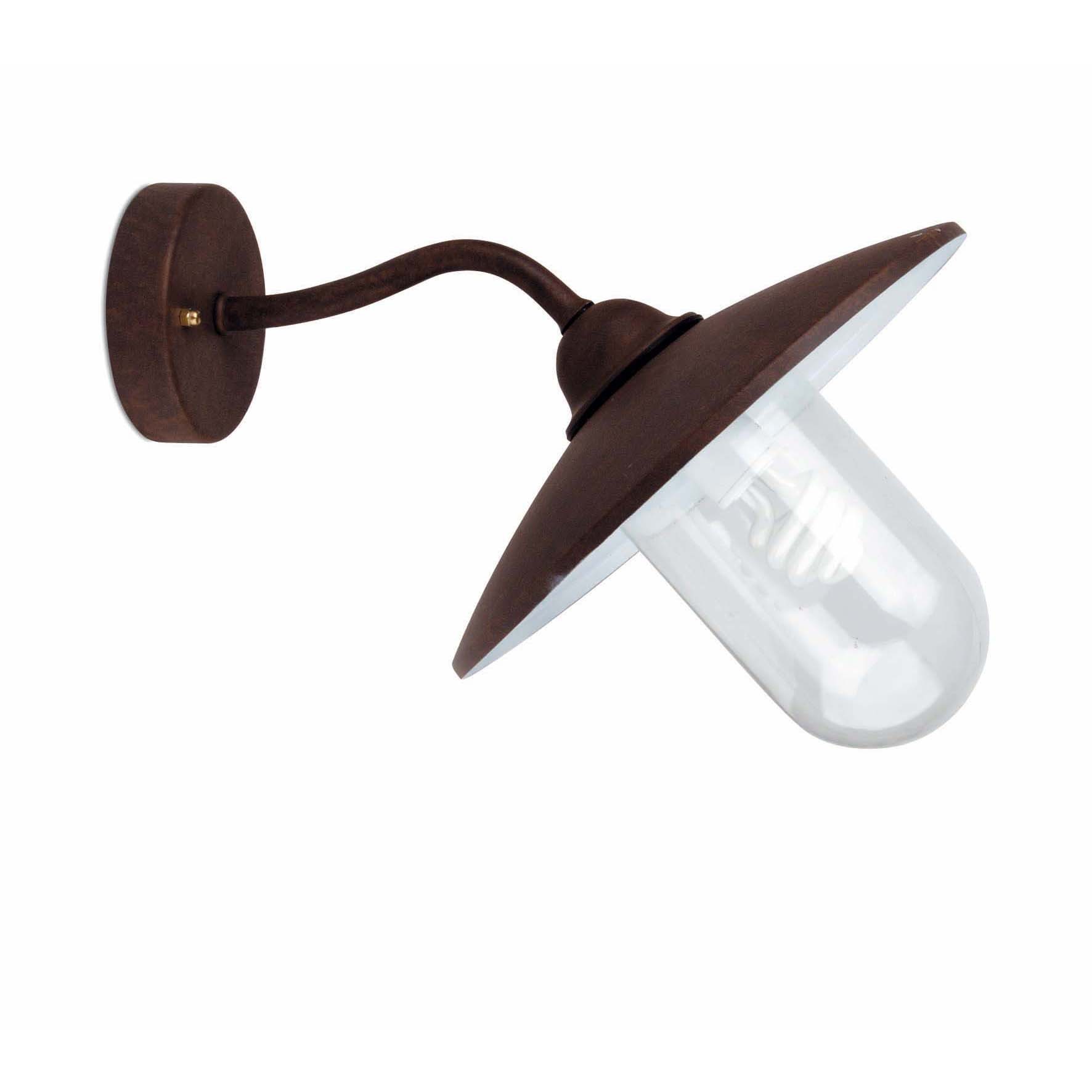 23480 WALLY 2 APLIQUE MARRON OXIDO 1L SP E27 13W