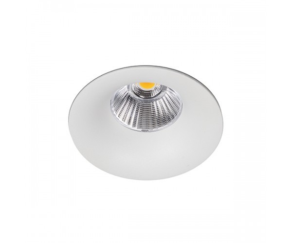 Foco LED empotrable circular 8W 85mm Luxo Blanco