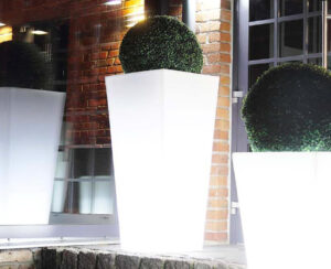 Macetero led para jardin