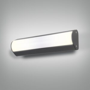 Aka 16/2024-30 Aplique Negro Texturado, LED 1x20W 3000K 1550lm, IP54 CL.I, LED integrado