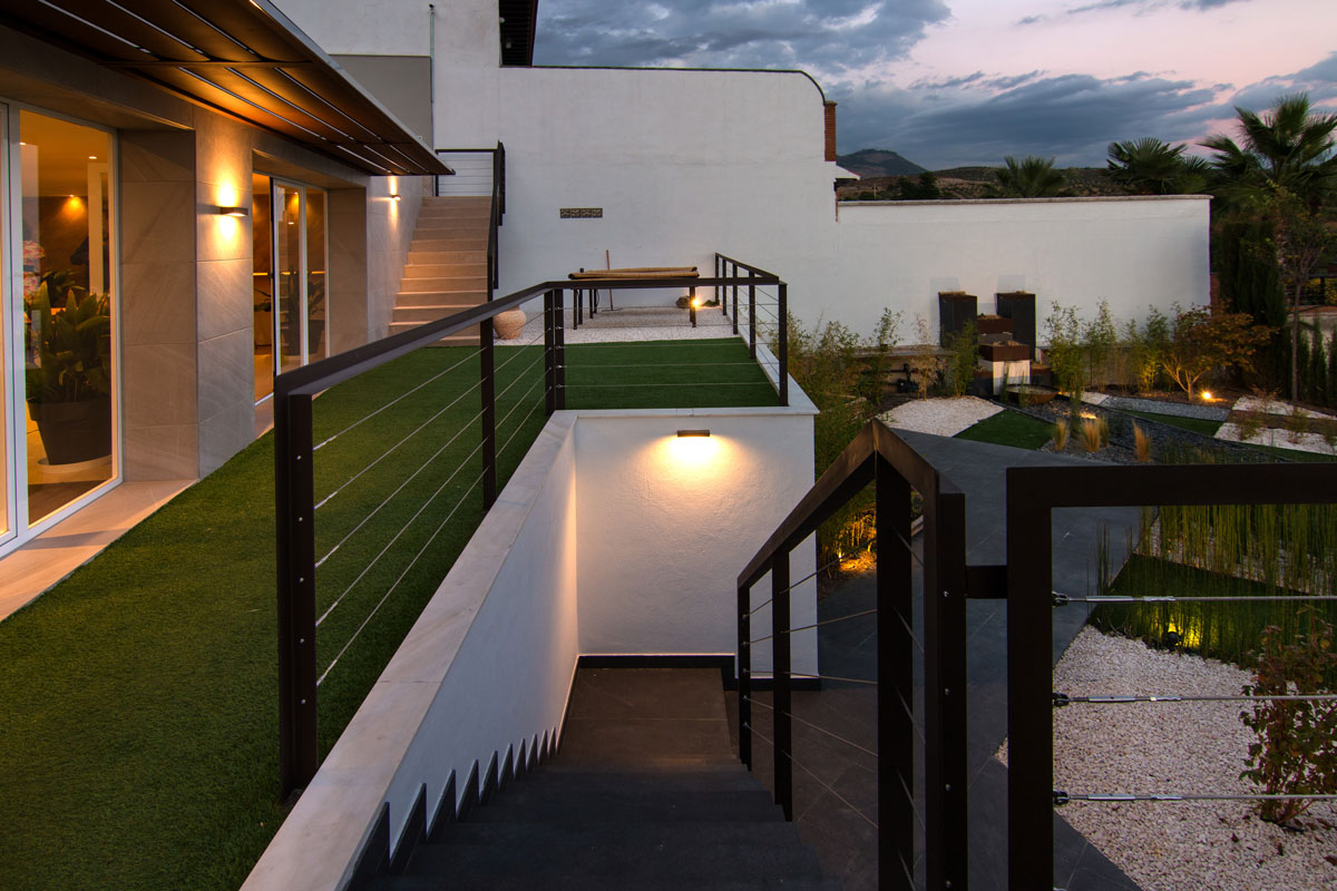 Proyecto de iluminación, parte exterior 