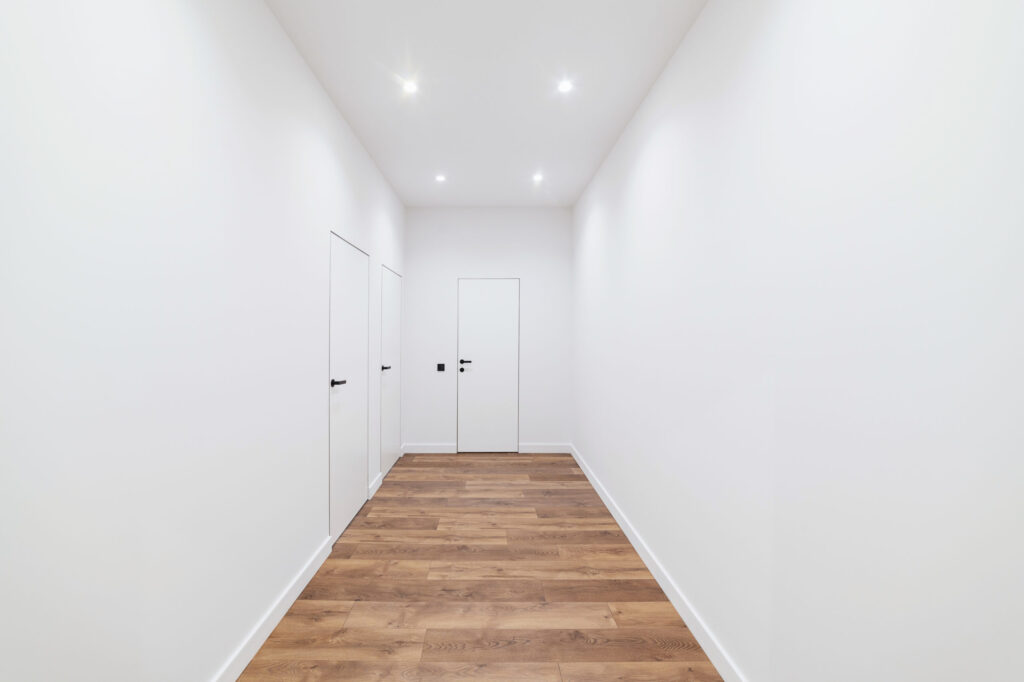 large light corridor in modern interior design of the house scaled 1