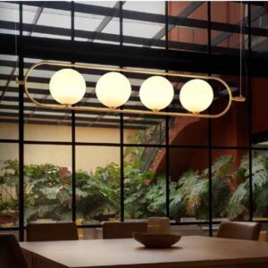 Lámpara de techo maximalista