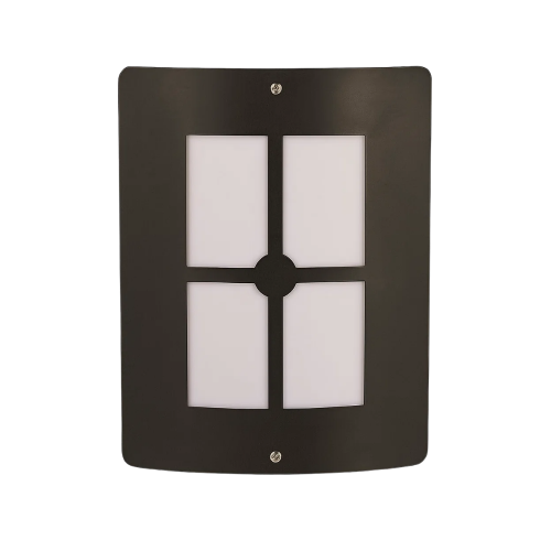 aplique mural window e27 negro