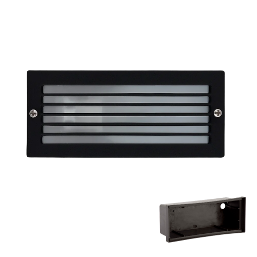 banador de pared tool rejilla e27 negro