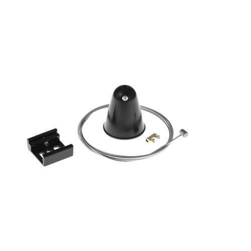 cable acero carril 15 m negro