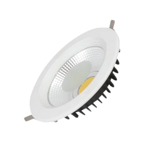 downlight led cob 25w plata 6000k