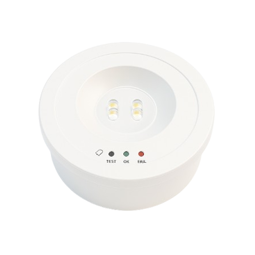 emergencia superficie redonda 250 lm