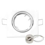 empotrable cuadrado basculante blanco