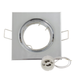 empotrable cuadrado basculante cromo