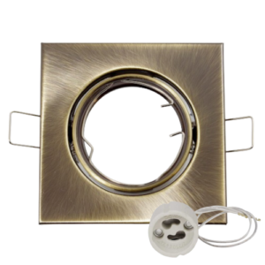 empotrable cuadrado basculante oro